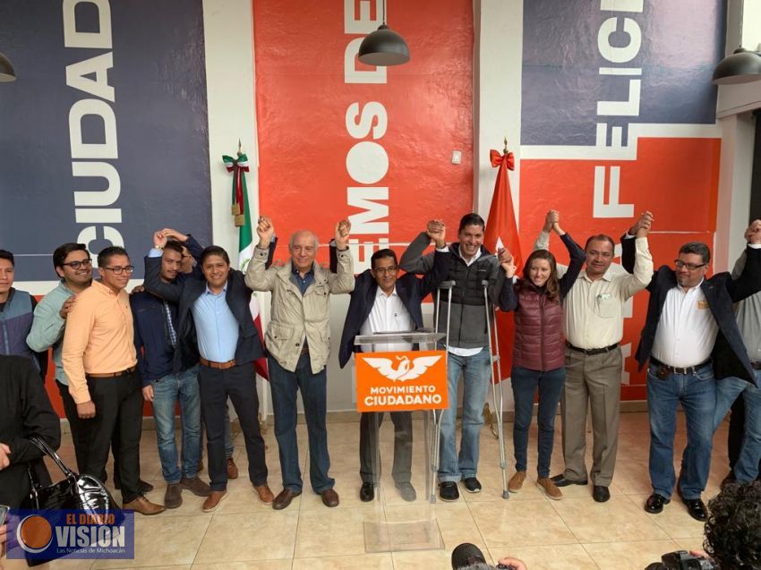 Movimiento Ciudadano da la bienvenida a Miguel Ángel Chávez como Coordinador Municipal en Morelia