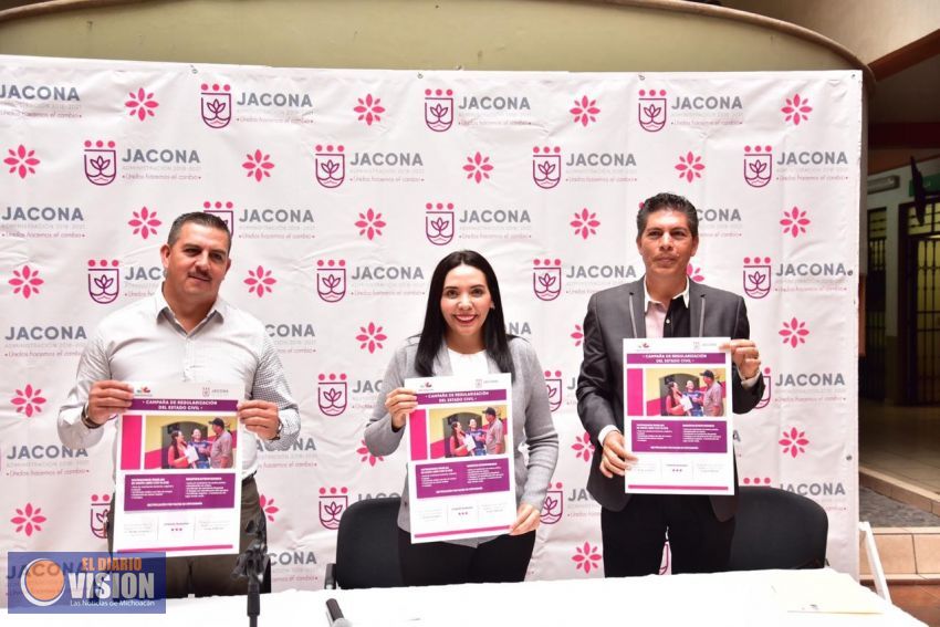 Certeza jurídica con regularización del estado civil; Adriana Campos