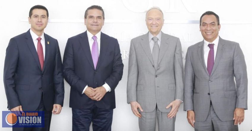 Sostiene Silvano Aureoles reunión con titular de Fiscalía General de la República