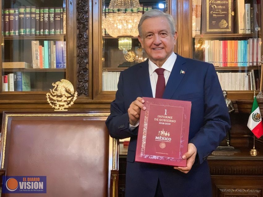 Informe de Gobierno se entregó en tiempo y forma: AMLO