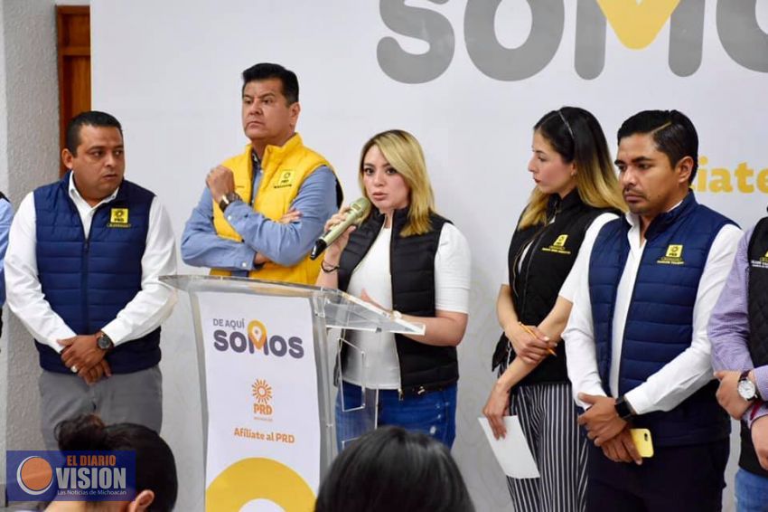 El PRD continúa vigente y estará listo para la contienda del 2021: Estephany Santiago