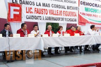 La CTM compromete sus esfuerzos en favor de Fausto Vallejo