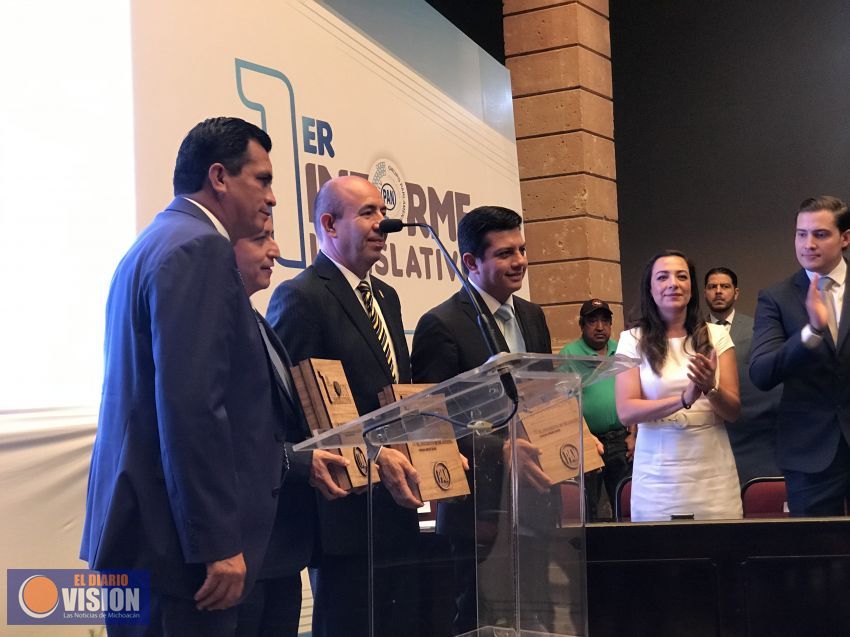 Legisladores de Acción Nacional trabajan con calidad por Michoacán: Oscar Escobar