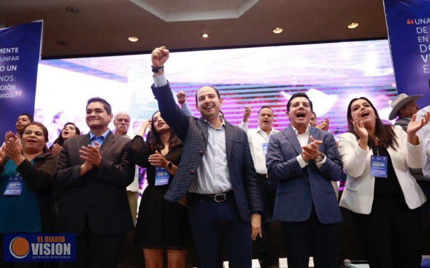 Hoy domingo panistas realizaron su Asamblea Estatal del partido en Michoacán.