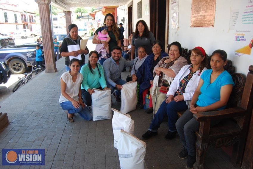 El alcalde Irepani Hernández entrega subsidio a alfareras y esmalte cerámico 