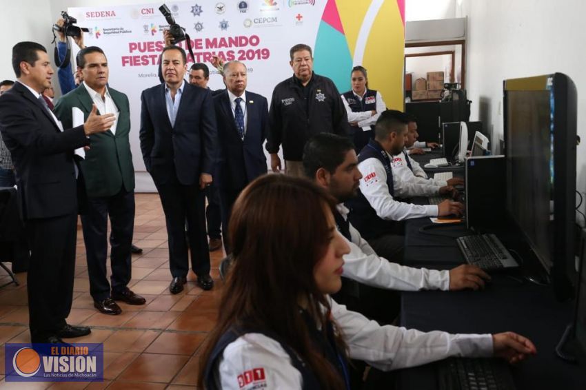 Instalan Puesto de Mando para vigilar Fiestas Patrias 2019 