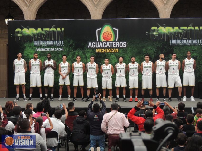 Aguacateros de Michoacán presenta al equipo para la temporada 2019-2020 de la LNBP