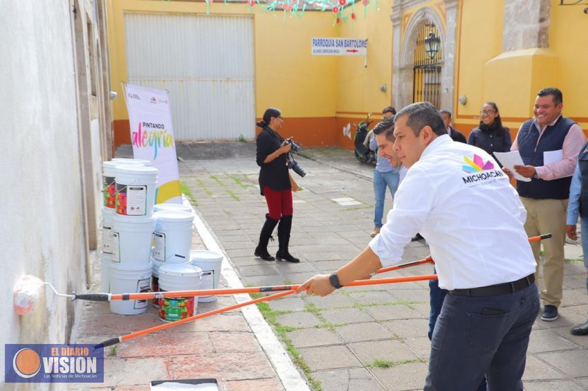 Con Pintando Alegría, inicia Sedesoh rescate social en Álvaro Obregón