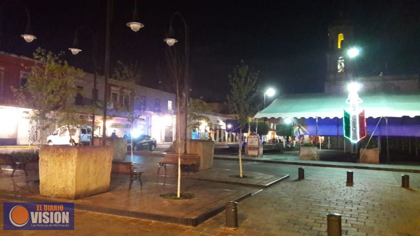 Comenzó la instalación de toldos, para la verbena de fiestas patrias