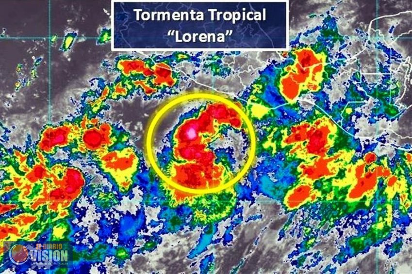 Ante presencia de la Tormenta Tropical “Lorena”, invita Segob a seguir recomendaciones 