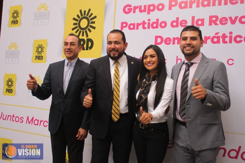 Bancada del PRD cuenta con 5 diputados; Habrá sorpresas, adelantan 