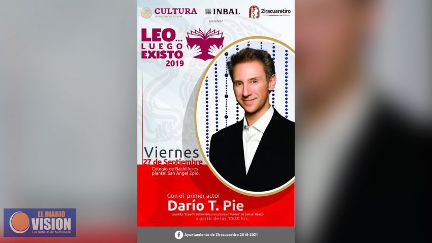 Llega a Ziracuaretiro el programa “Leo…Luego Existo 2019”.