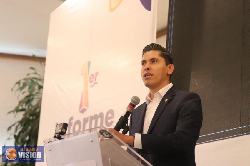 El Diputado Javier Paredes, rinde primer informe de actividades legislativas