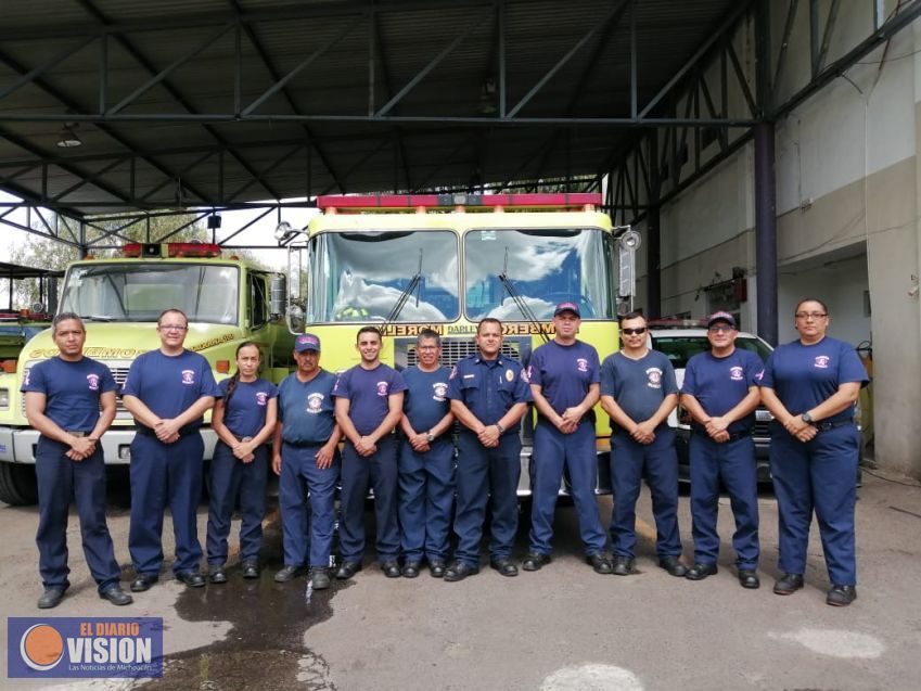 Se sumarán Bomberos de Morelia a actividades por la lucha contra el cáncer de mama