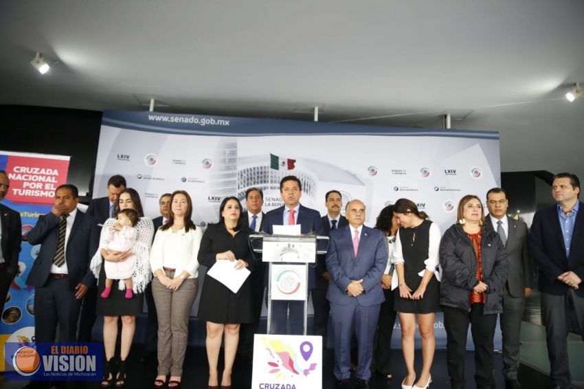 Presidente de la Comisión de Turismo en el Senado, convoca a Cruzada Nacional