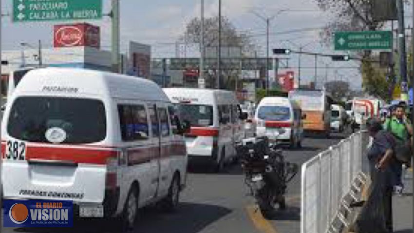 Mañana lunes movilización de taxis y combis en contra de aplicaciones trasnacionales