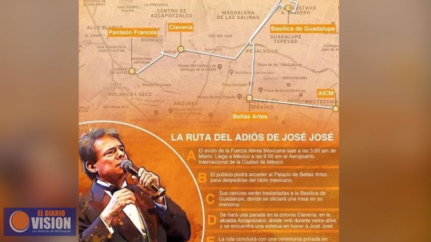 Implementan dispositivo de seguridad y vialidad por homenaje a José José 