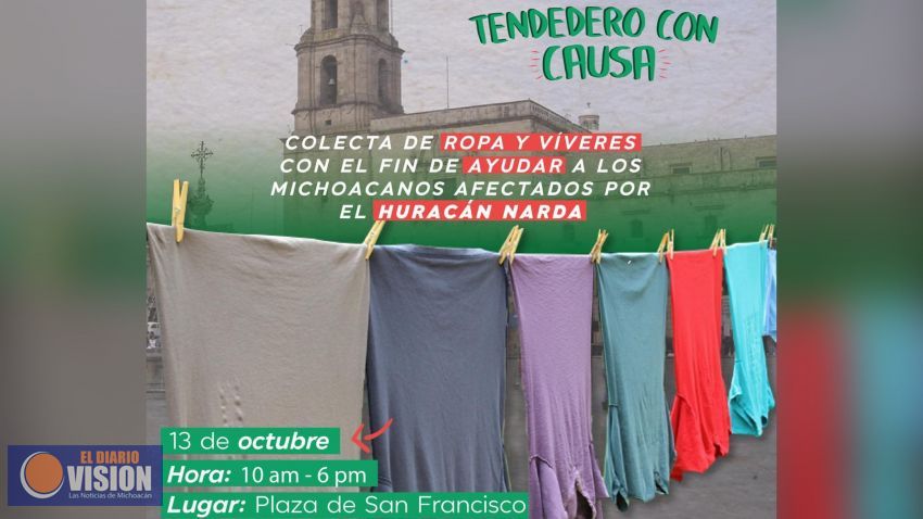 Iniciará Partido Verde colecta en apoyo a damnificados por “Narda”