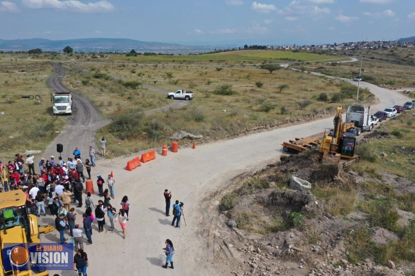 Arranca la construcción del Centro del Bienestar de la Aldea y la calle completa Av de las Misiones