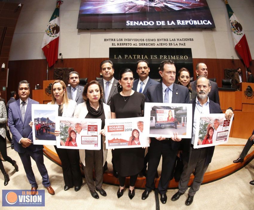 Confirma Monreal 116 votos en elección de Rosario Piedra; Se robaron dos, insisten Senadores de AN