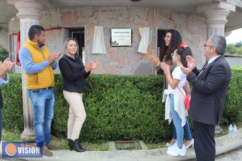 Secretaría de Salud, certificó a la localidad de El Pedregal, como “Comunidad Saludable”
