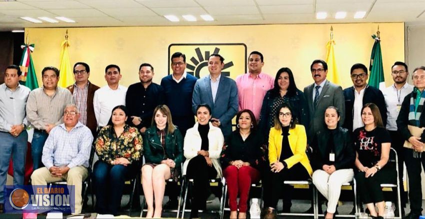 Dirigencia estatal del PRD sostuvo reunión con Dirección Nacional Extraordinaria 