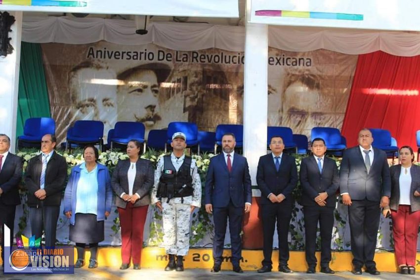 Zacapu, conmemora el CIX aniversario del inicio de la Revolución Mexicana