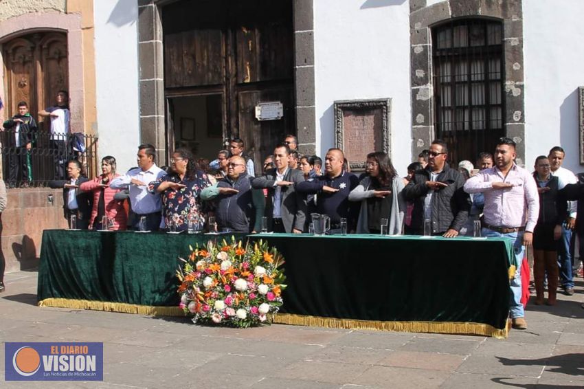 Se realizó en Tlalpujahua el acto conmemorativo por el 109 Aniversario de la Revolución Mexicana
