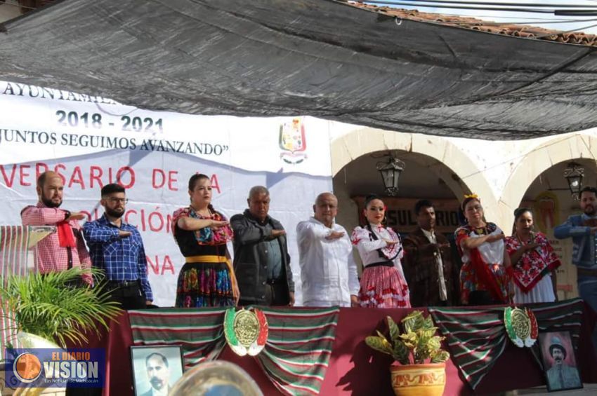 Municipio de Villa Morelos, conmemoró el CIX aniversario del inicio de la Revolución Mexicana
