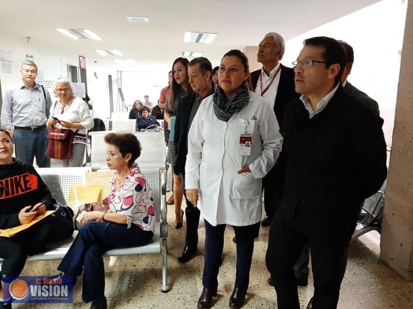 Visita director general del ISSSTE, clínica y hospital de Morelia