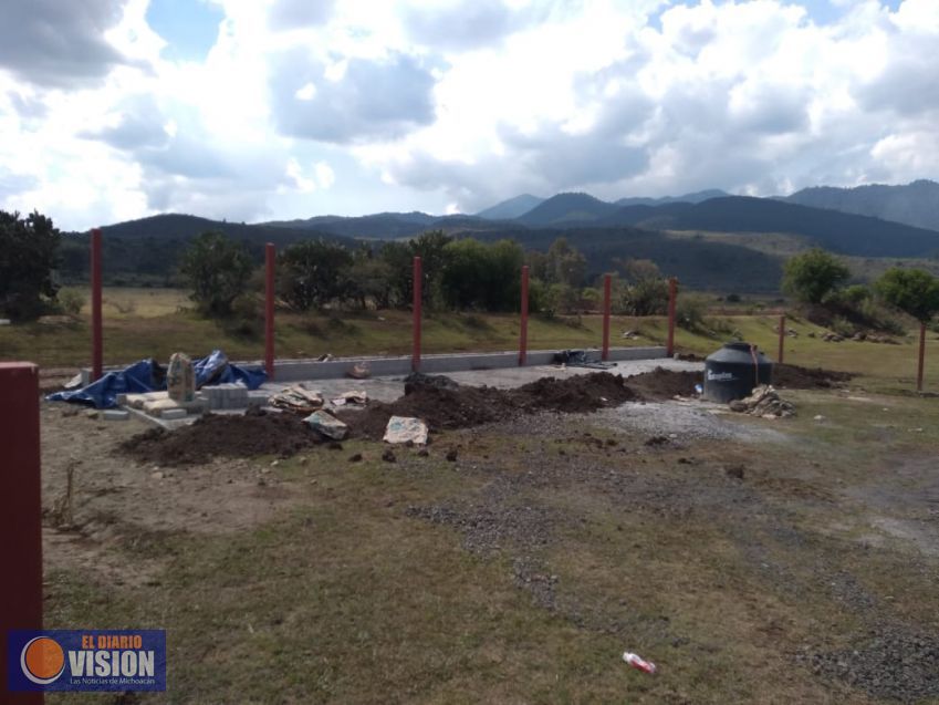 Avanzan obras de infraestructura en las zonas rurales de Morelia