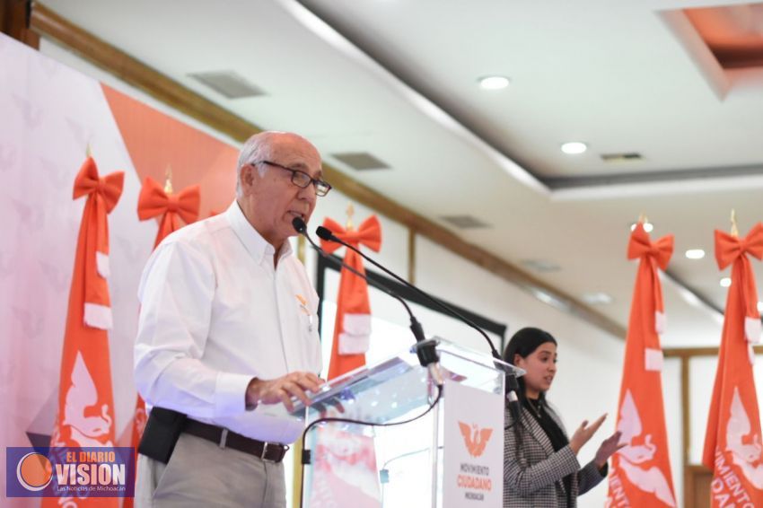 Acompañado por Dante Delgado, Luis Manuel Antúnez llama a una Revolución Ciudadana Pacífica