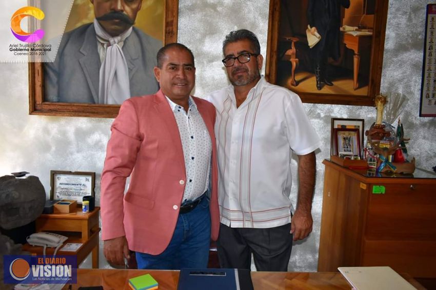 Ariel Trujillo Cordova, se reúne con el Delegado Regional Bajío de SEDRUA