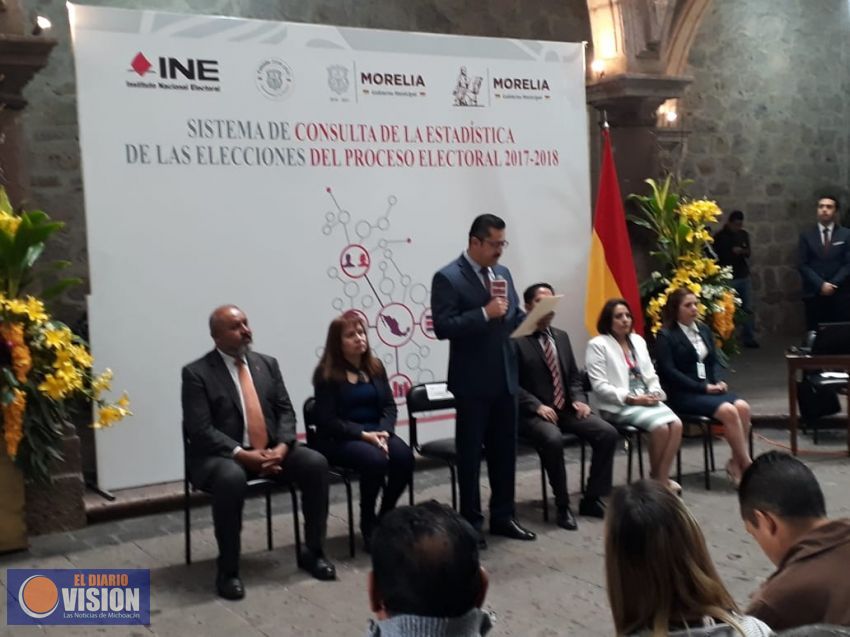 Presenta INE, Sistema de Consulta de las Elecciones 2017-2018
