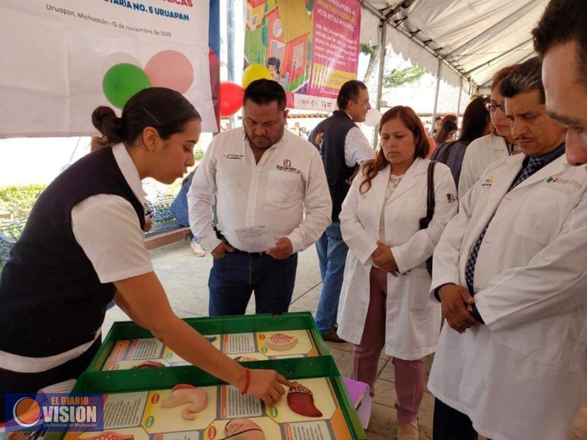 José Rodríguez Baca, inauguró la “Feria de la Salud”