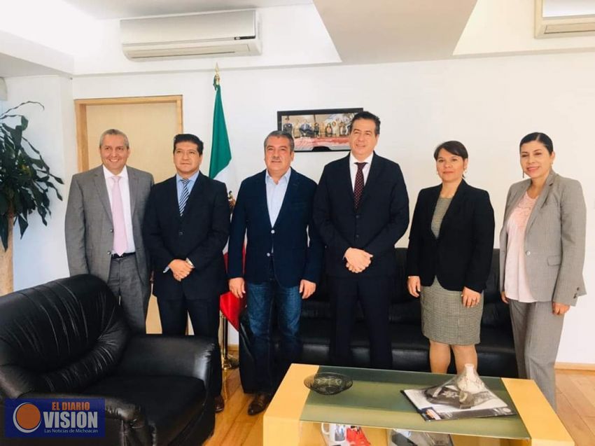 Raúl Morón Orozco, se reunió con el Subsecretario de Seguridad Pública y Protección Ciudadana