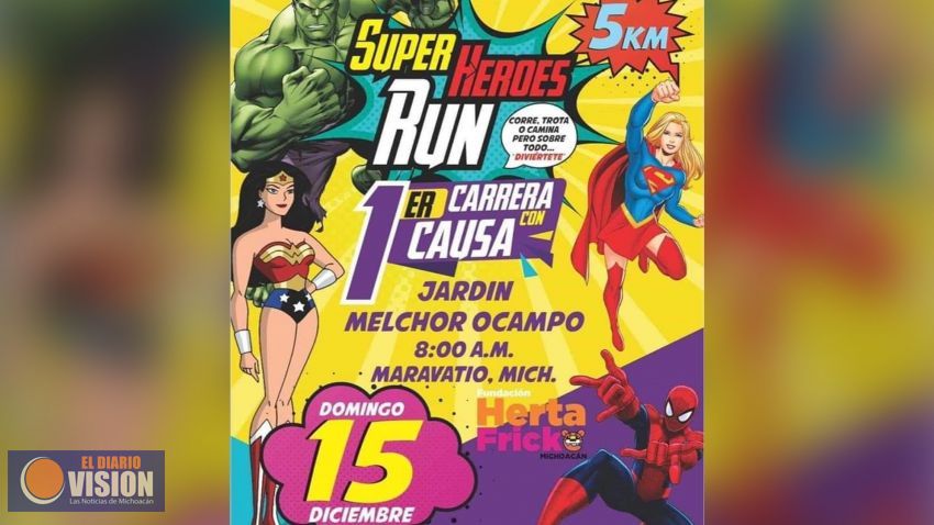 Invitan a participar en la 1er carrera con causa en Maravatío 