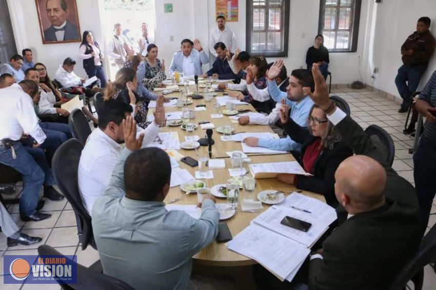 Cabildo de Uruapan, aprueba 6 obras por un monto superior a los 14 millones de pesos