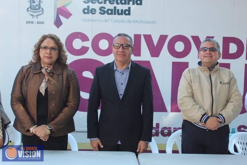 Alejandro García Serna, dio la bienvenida a la Caravana de la Salud.
