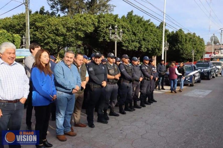 Jesús Mora, encabezó el arranque del operativo “Navidad Segura”