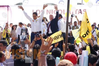 Multitudinario respaldo de la comunidad nicolaita a los candidatos de las izquierdas