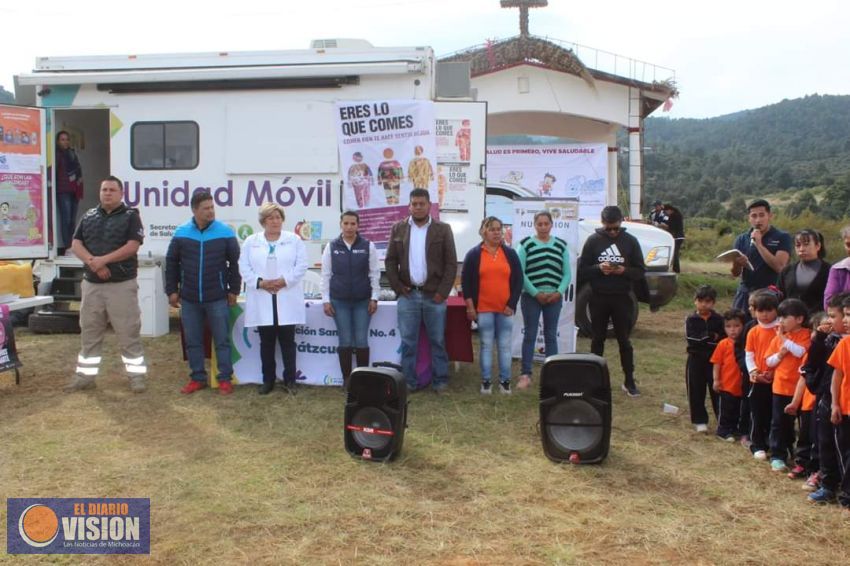 Se llevó a cabo el arranque oficial de la Unidad Móvil de Alimentación y Actividad Física.