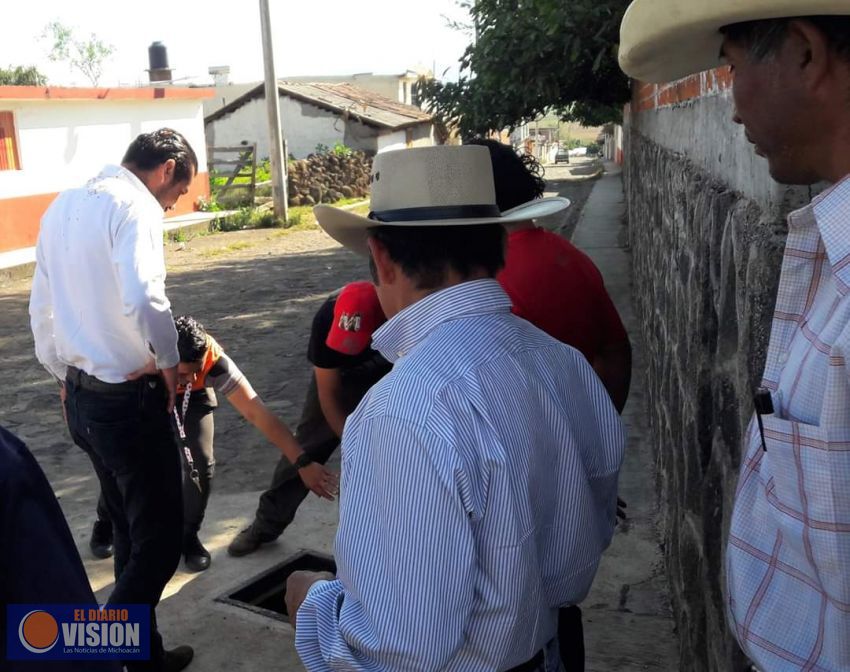 Adrián Melgoza, inauguró 600 metros más de la nueva 