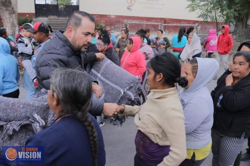 Humberto González convoca a la población extremar precauciones por bajas temperaturas y vientos 