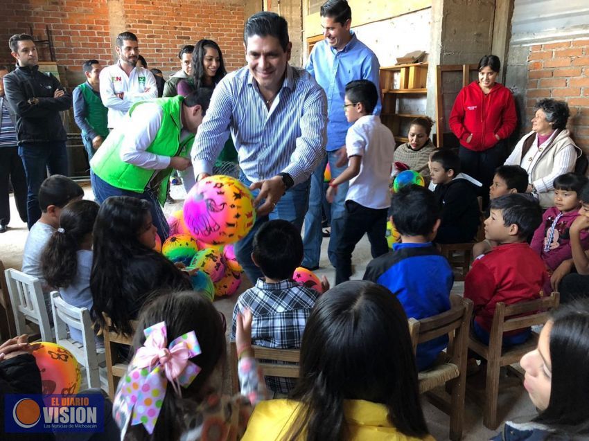 Partido Verde celebra Día de Reyes con más de cuatro mil niñas y niños de Morelia