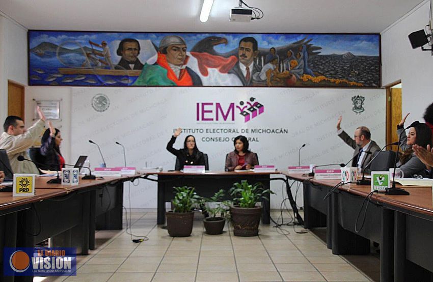 Aprueba IEM 221 millones 523 mil 328 pesos para partido políticos 