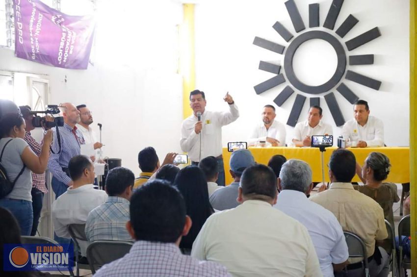 Será la militancia quien defina el rumbo del PRD: Juan Bernardo Corona