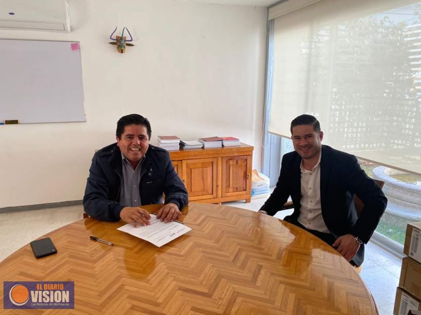 El alcalde Adán Sánchez López, se reunió con funcionarios estatales y federales