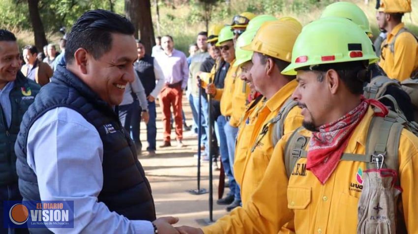 Víctor Manríquez, puso en marcha el Programa Municipal de Prevención, Combate y Control de Incendio