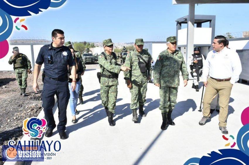 Mas del 90% de avance lleva el cuartel de la Guardia Nacional de Sahuayo